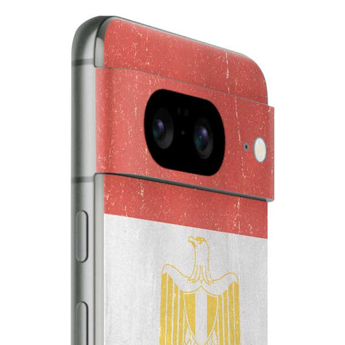 Egyptian Flag Distressed Google Pixel 8 Skin